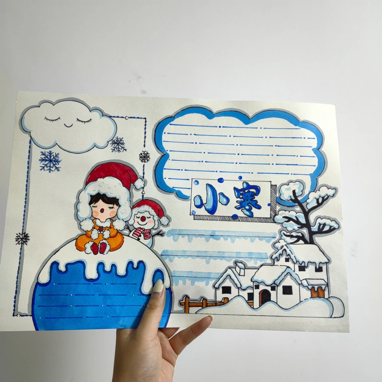 冬日手抄报 冬天来了 手抄报也到了哦