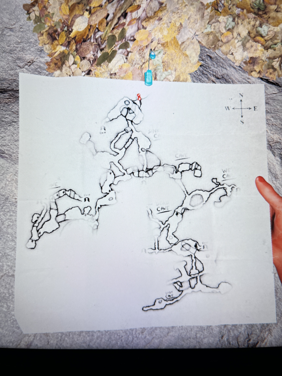 steam森林 the forest地图攻略 1是游戏全地图 2是游戏内洞穴地图