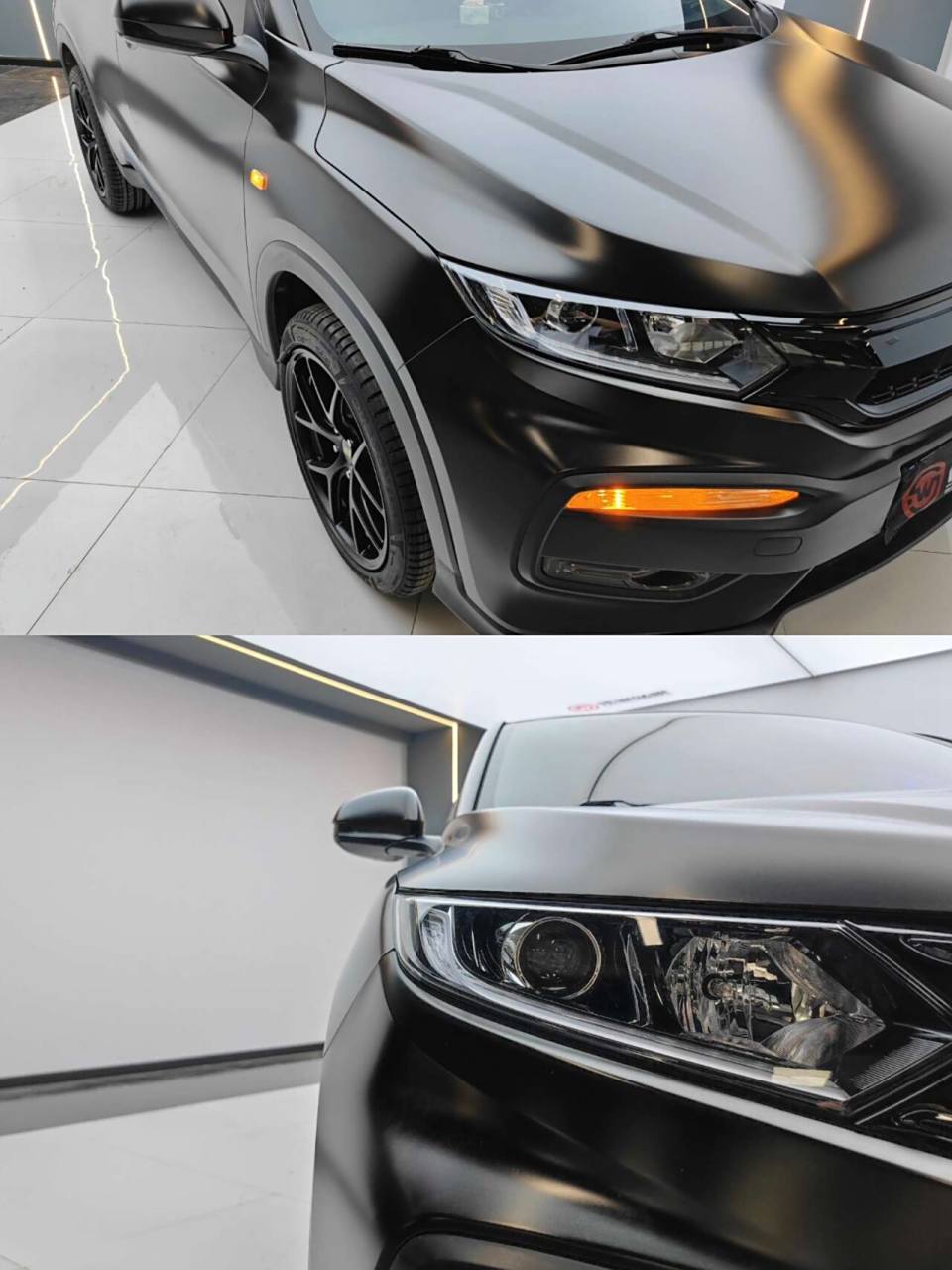 本田crv改色|电光黑武士94 - 本田crv07改色电光金属黑 - 装贴