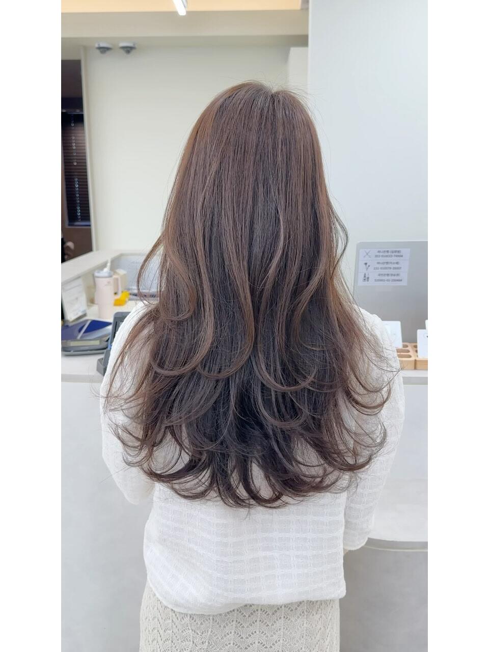 随意自然又好打理的发尾烫