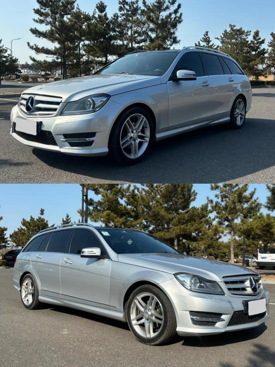 奔驰c200 旅行版 豪华运动版 2013年8月上牌 c class estate 底盘代号