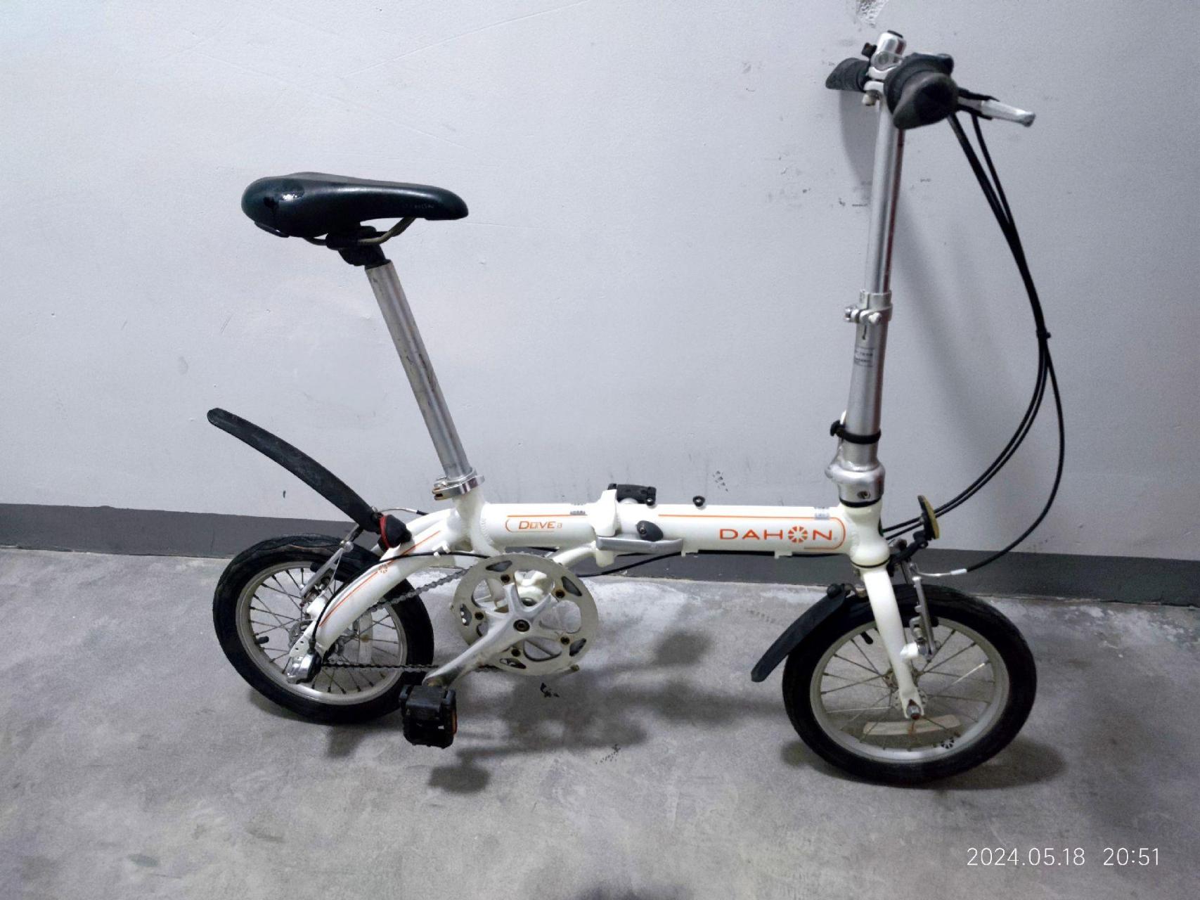 包邮——大行432折叠自行车 大行412的升级版本,型号dovei3,成色可以