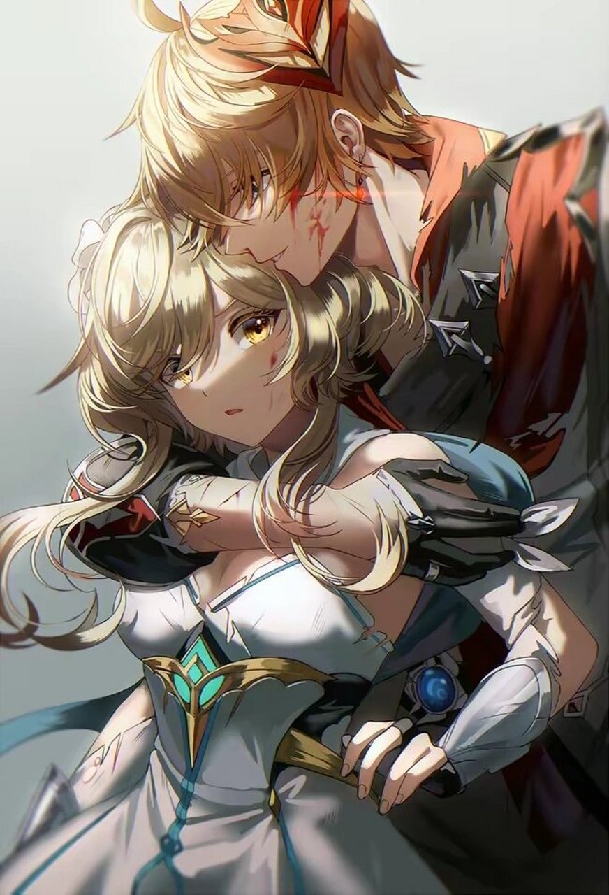 原神非官配cp图 韩国画师:silence girl(非常热衷于画cp图,切勿转载商