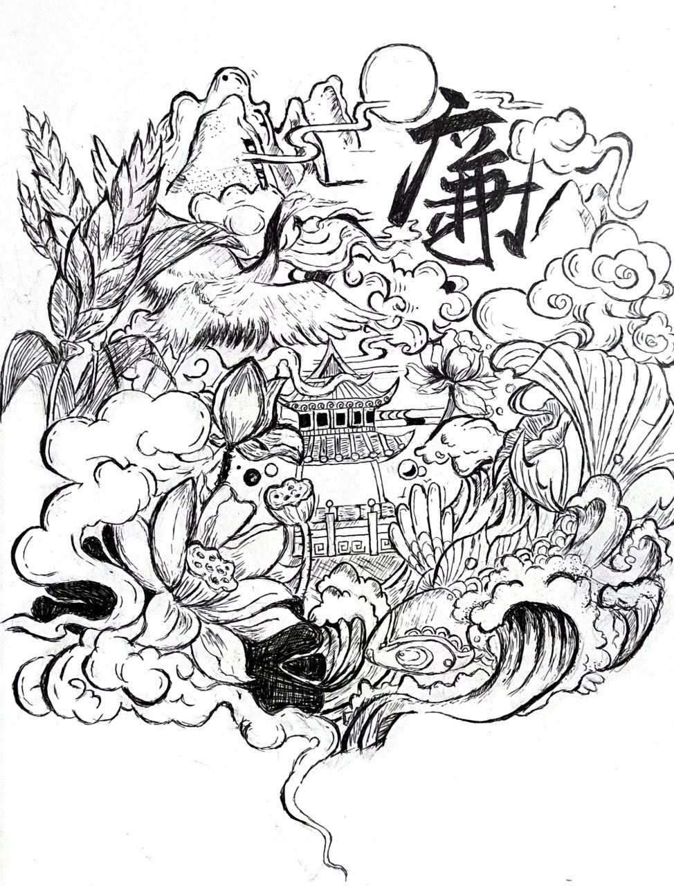 廉洁海报 学分狗为了狗学分做出的奋斗 (画中部分素材源自网络)