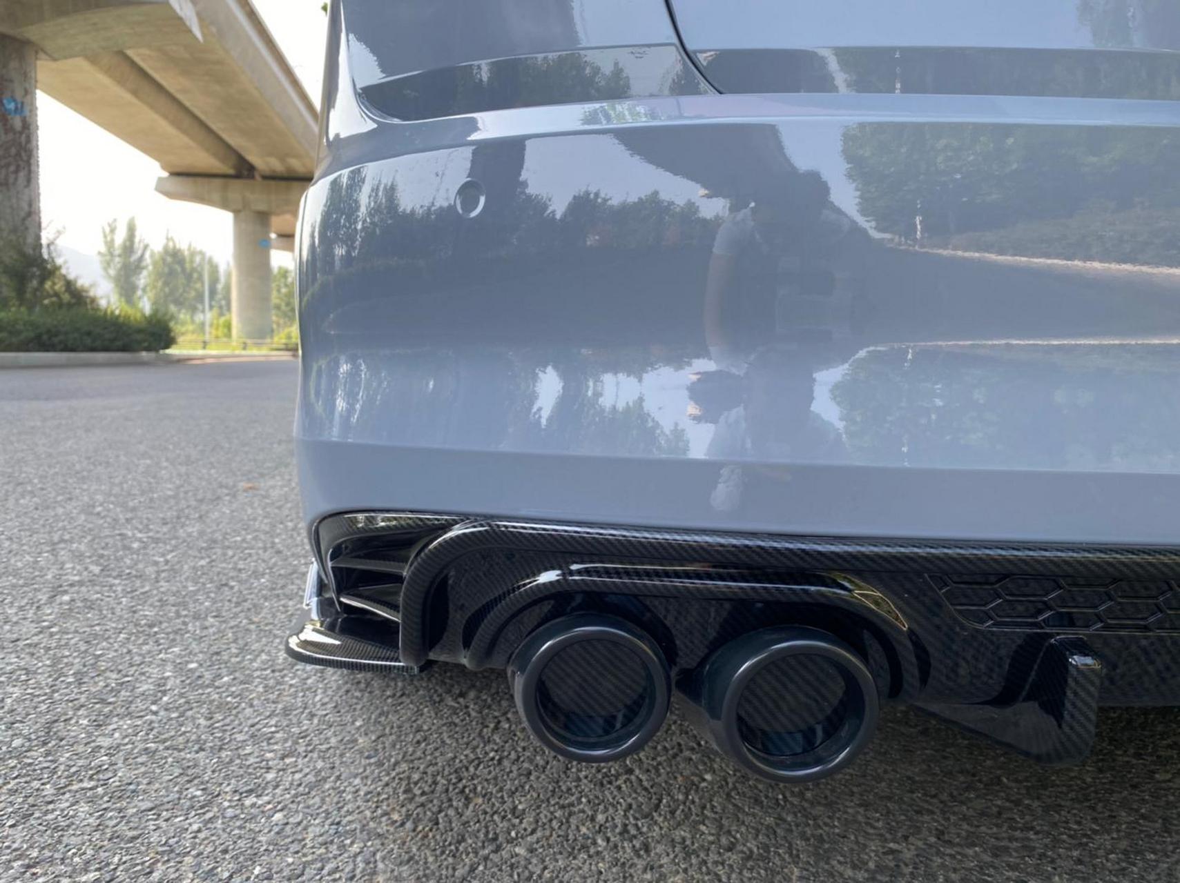 分享一波新宝来改装案例,全国首台白色渐变灰宝来改色