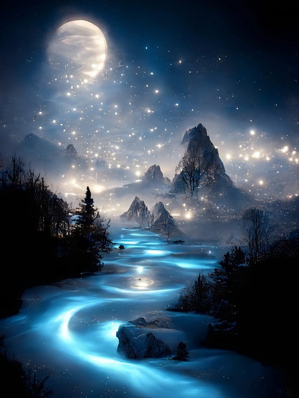 星光璀璨 亮度调到最高效果更佳哦.