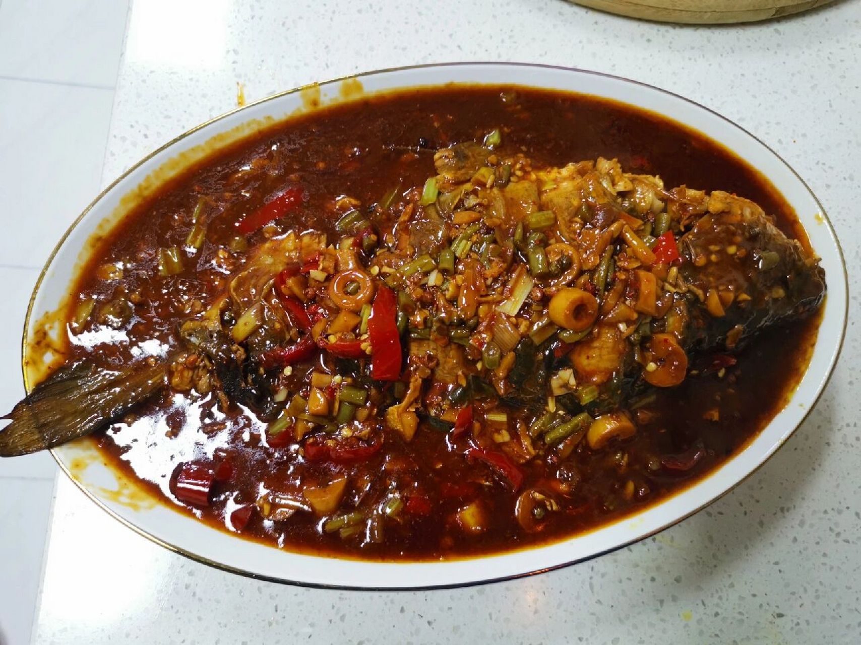 烧裸斑鱼   好久都没任何兴致做点啥了……因为疫情传播速度越来越快