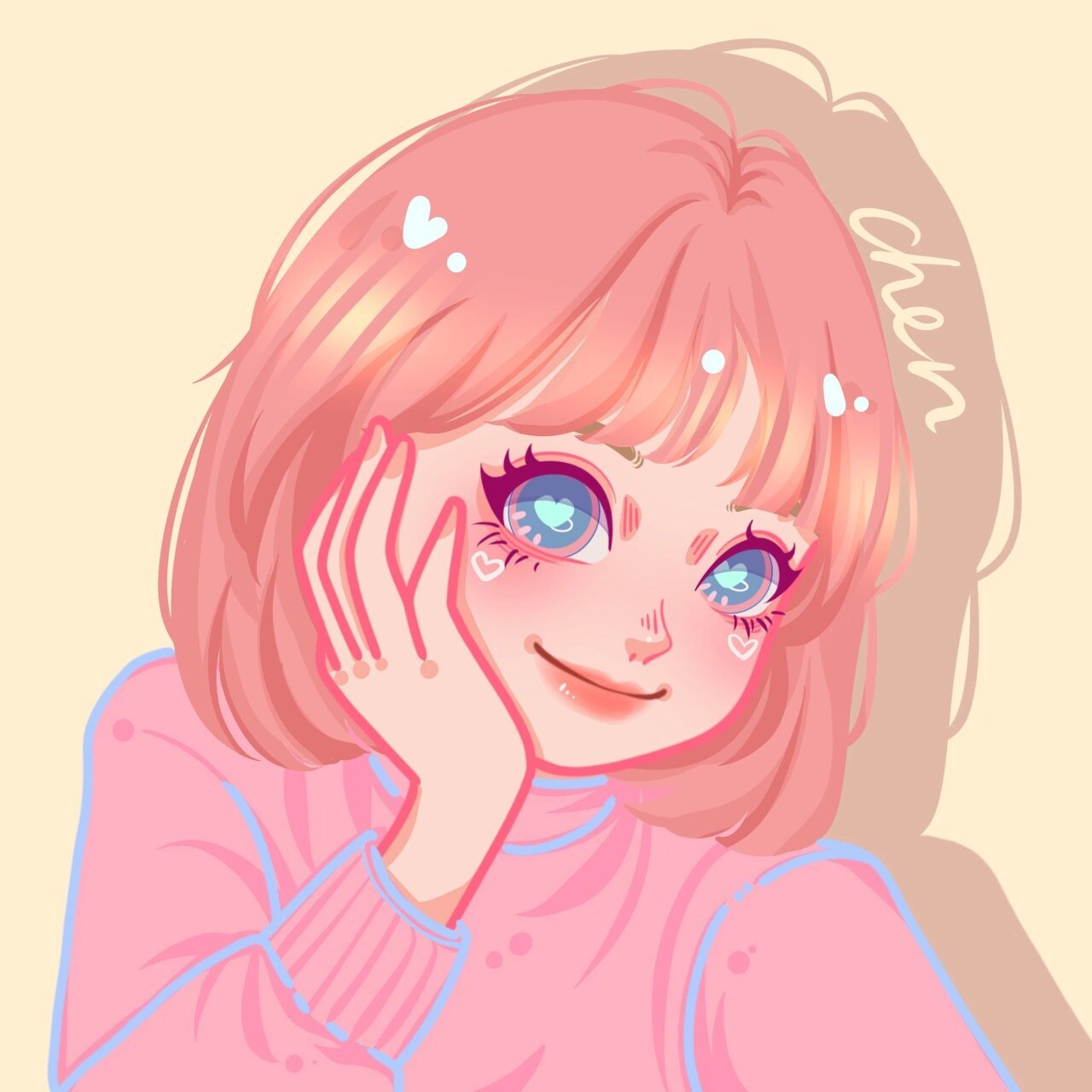 卡通头像/lisa 今天是美美的lisa,画不出lisa的美腻,轻点喷 9315