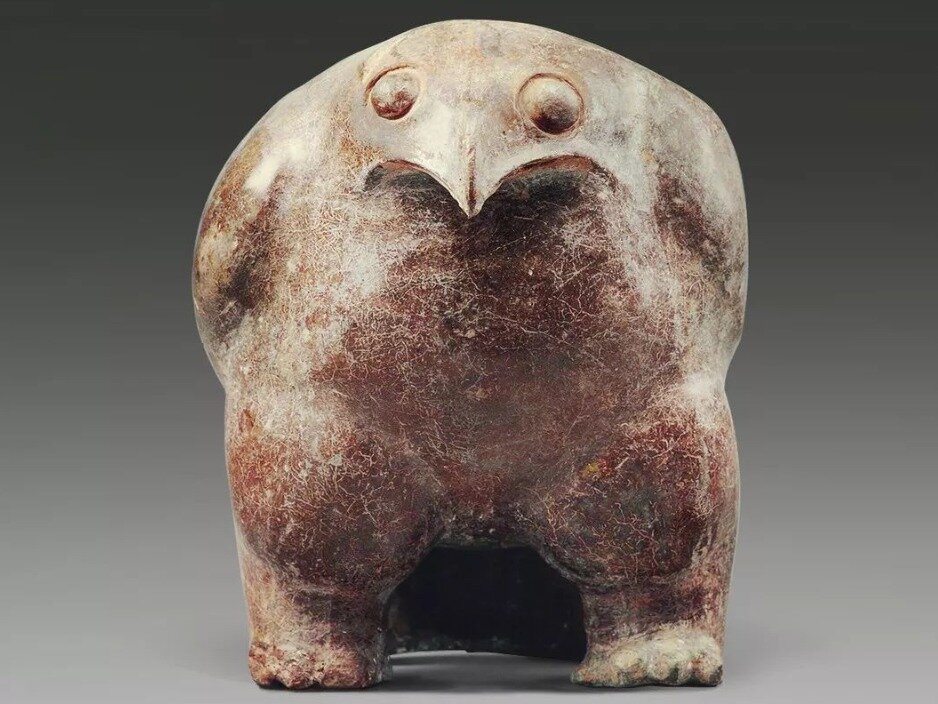 每天认识一件文物 | 陶鹰鼎 号称胸大肌最发达的文物 来自「 6000年前