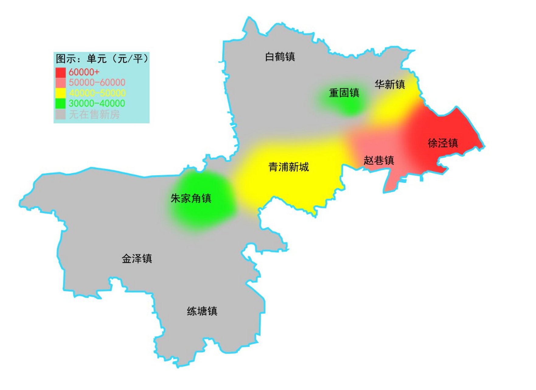 青浦区各镇地图图片