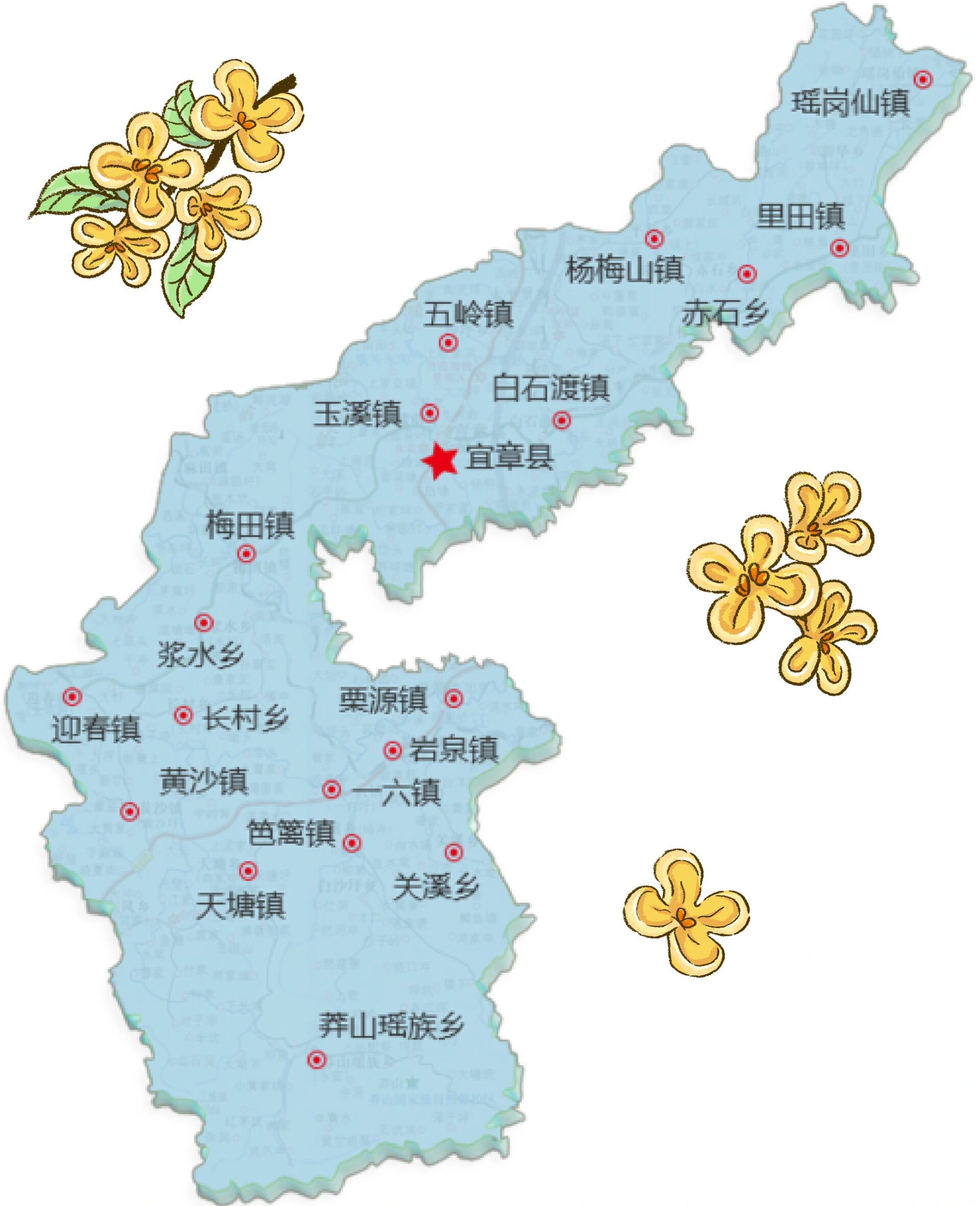 宜州北山镇各村屯地图图片