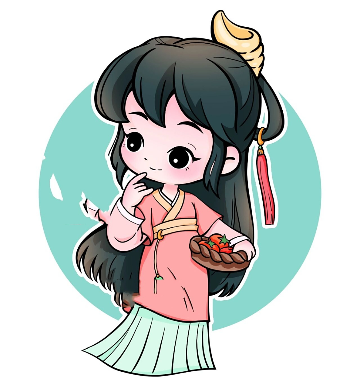 绘画日签‖day9打卡 9/36 田螺姑娘 今天第一轮打卡完毕 中间也有想要