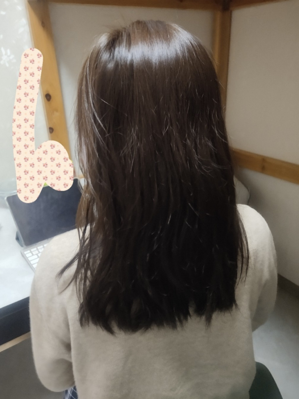 0麦芽浅棕 前情: 我头发本身细软,本身有点黄色.