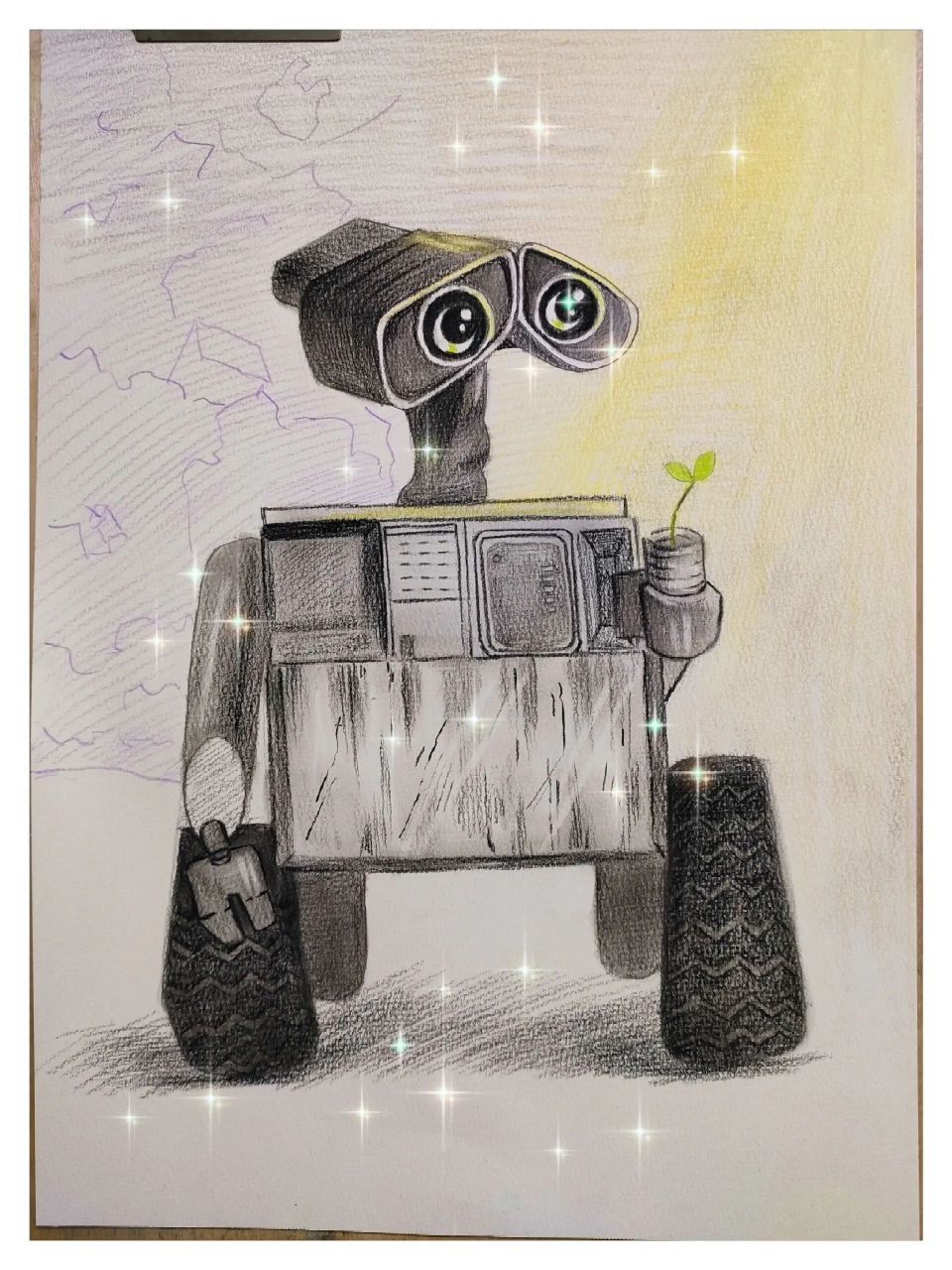 创意素描《希望》