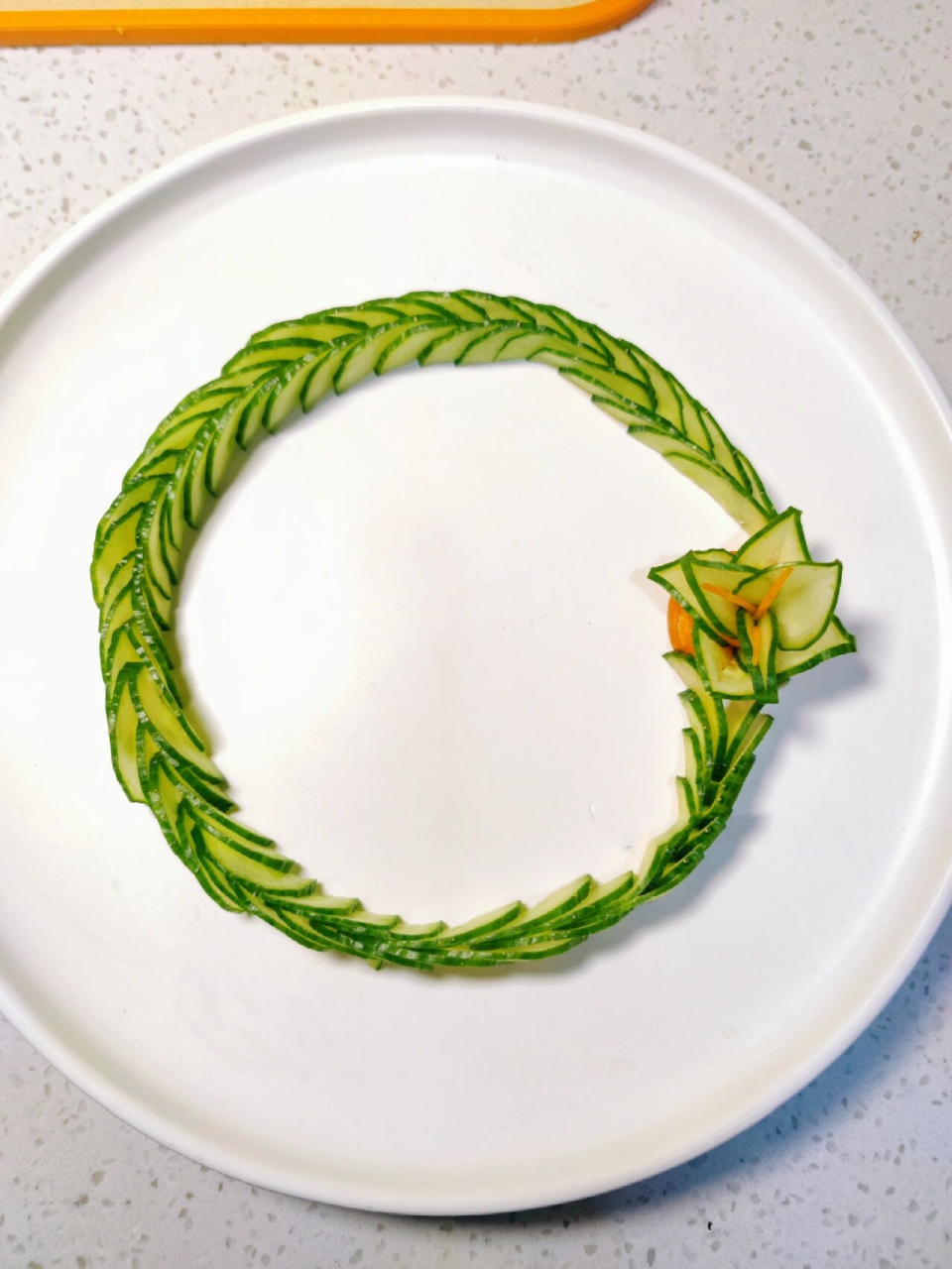 【黄瓜围边盘饰2】九宫格95家宴摆盘收藏  2022快结束96了,总结了