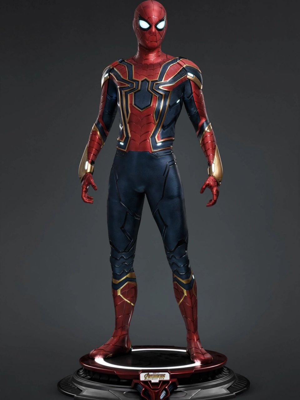钢铁蜘蛛侠 1/1全身像02官图来袭～ 从稚嫩逐渐变得成熟,从怯懦逐渐
