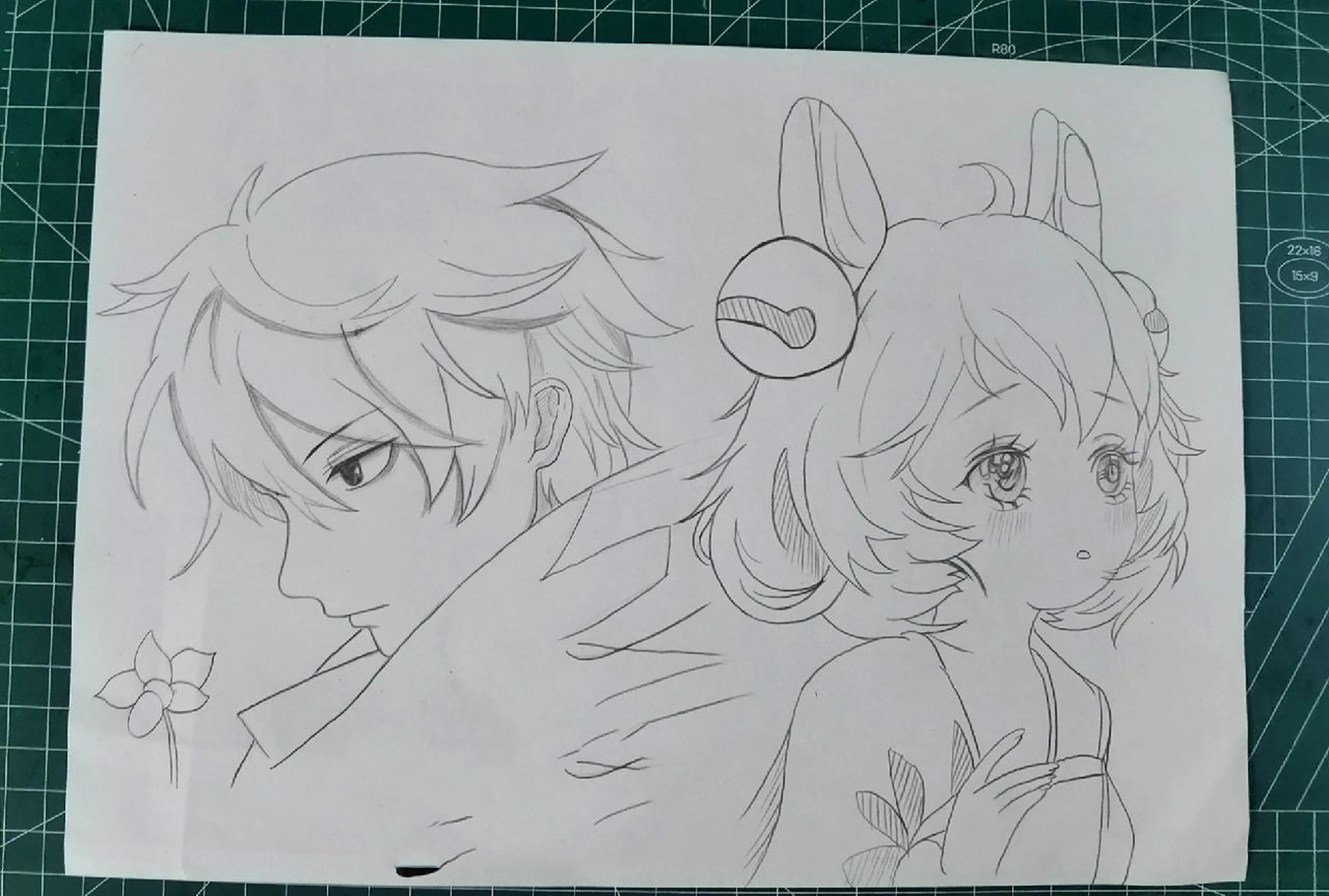 铅笔画王者荣耀澜和蔡文姬附步骤图 铅笔画王者荣耀澜和蔡文姬附步骤