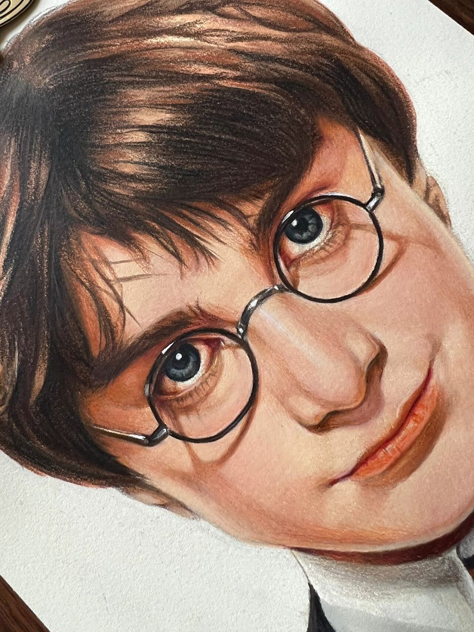 彩铅手绘— 哈利波特(含步骤) 断断续续画了6天,比上幅如懿好画,那幅