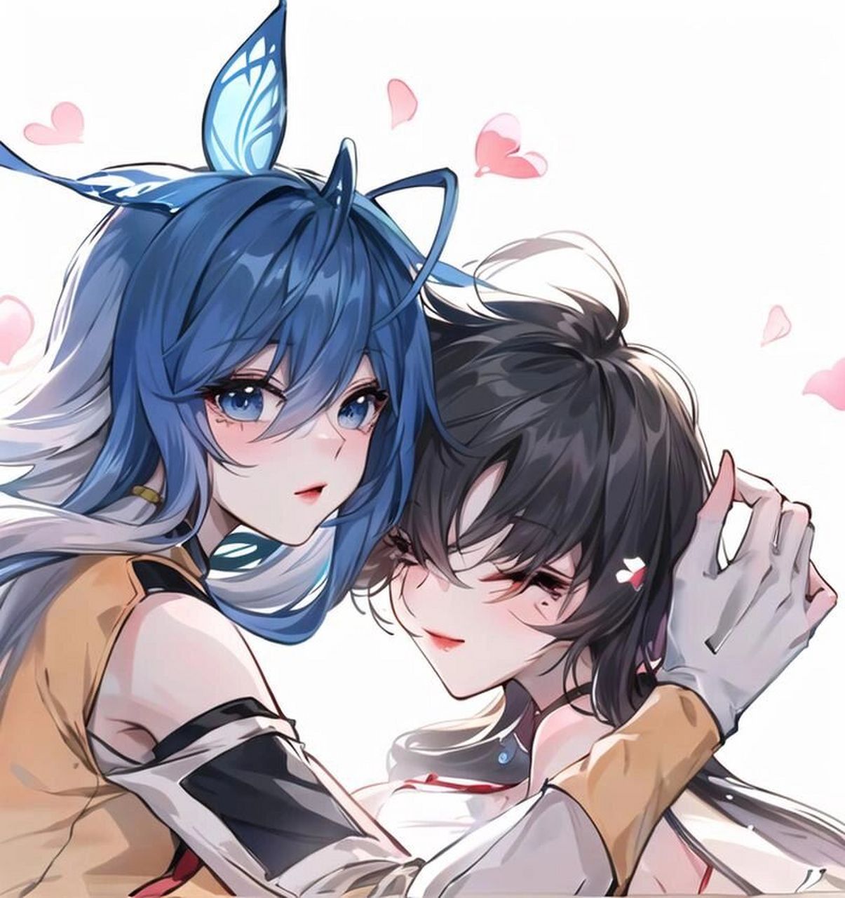 ai竟然把雨浩换回了黑发 你别说还挺好看就是第二张…有点像女生