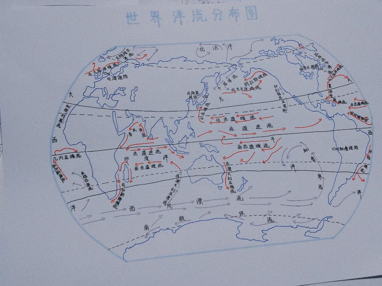 about/地理/世界洋流分布图