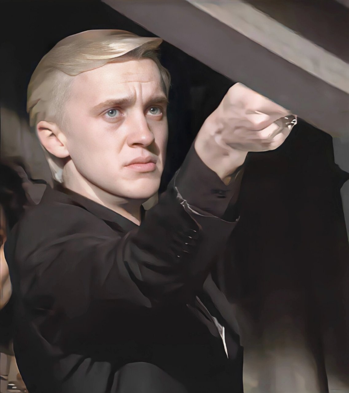 ︱dracomalfoy08 p1p2应该是混血王子花絮截图 	 #德拉科马尔福