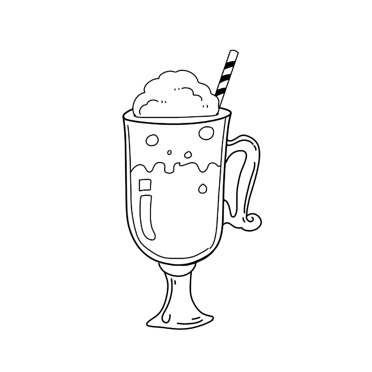 饮料杯子简笔画 今天要给大家分 享的简笔画是-饮料杯子的练习 你们也