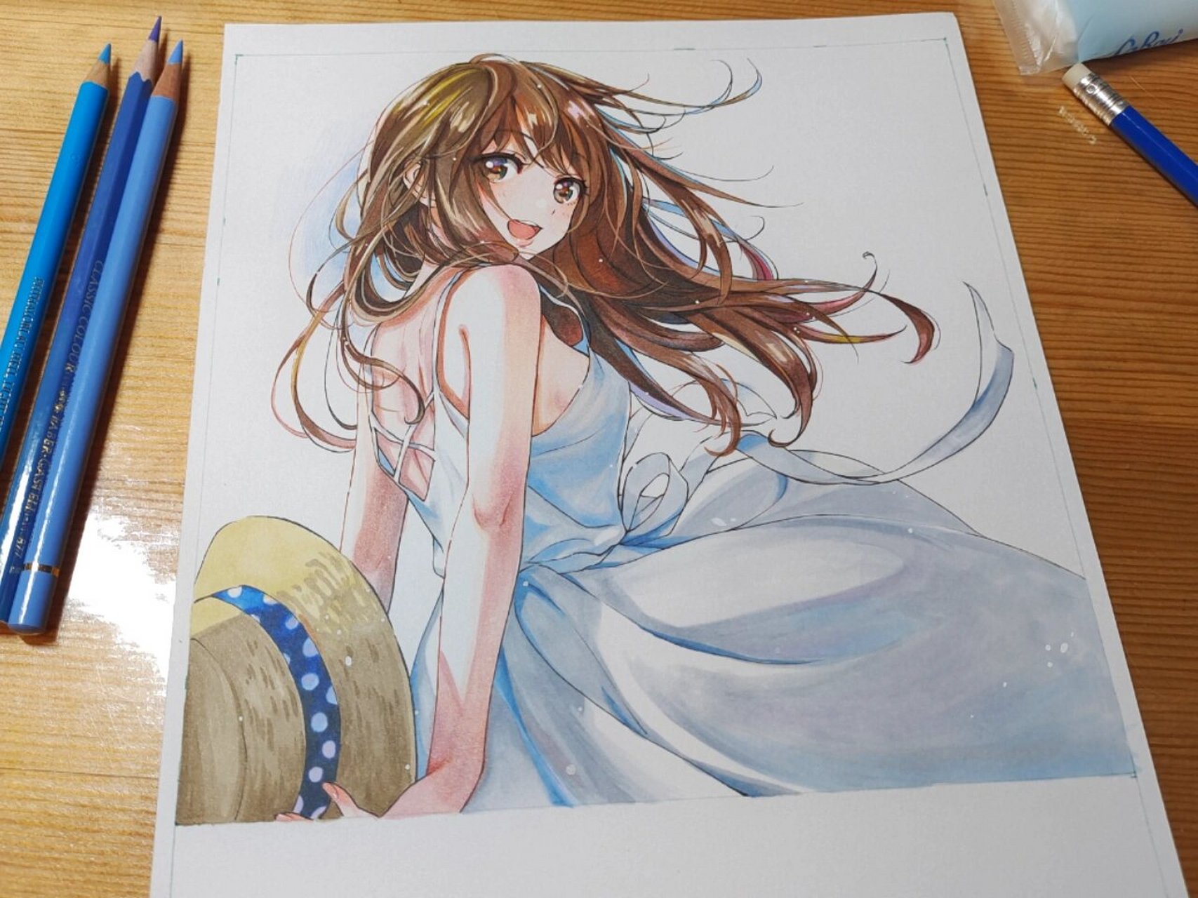 马克笔肤色上色步骤 前几天购入的美卡勒马克笔肤色36色到货了,网上