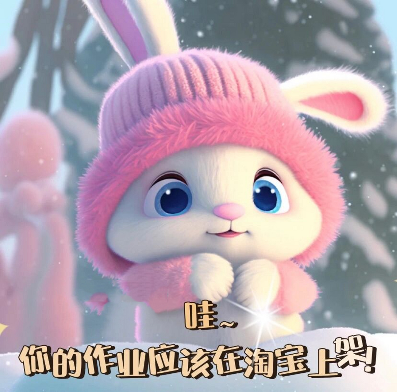 网课批改作业表情包——小萌兔9292 要图私信我,不回复了,忙不