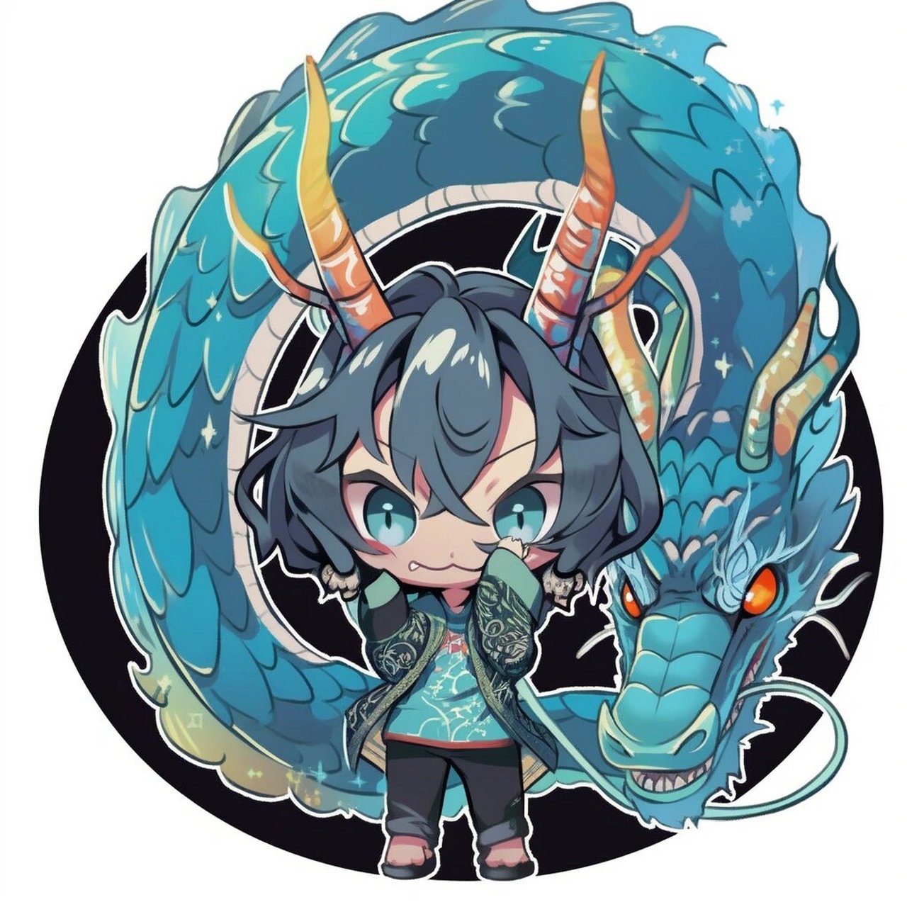 近期作-;四大神兽 头像