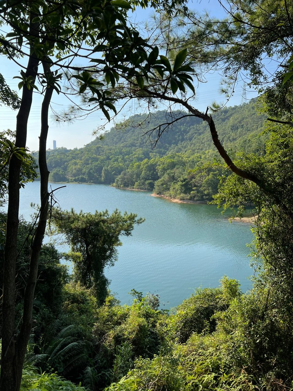 大尖山环线游 大尖山停车场,马岭水库,二尖山,大尖山