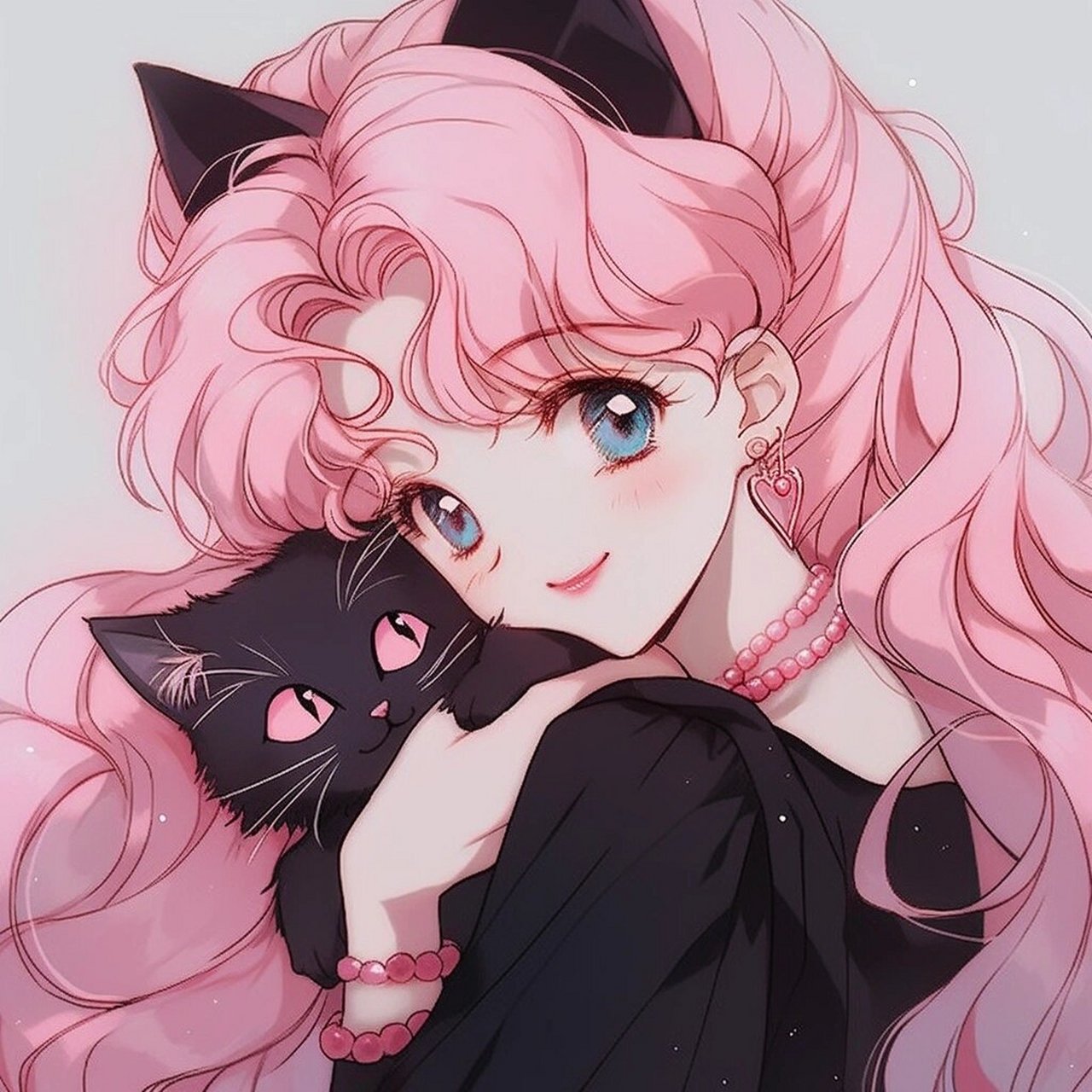 旧漫头像‖粉色系气质美少女78 快和姐妹一起换头像吧!