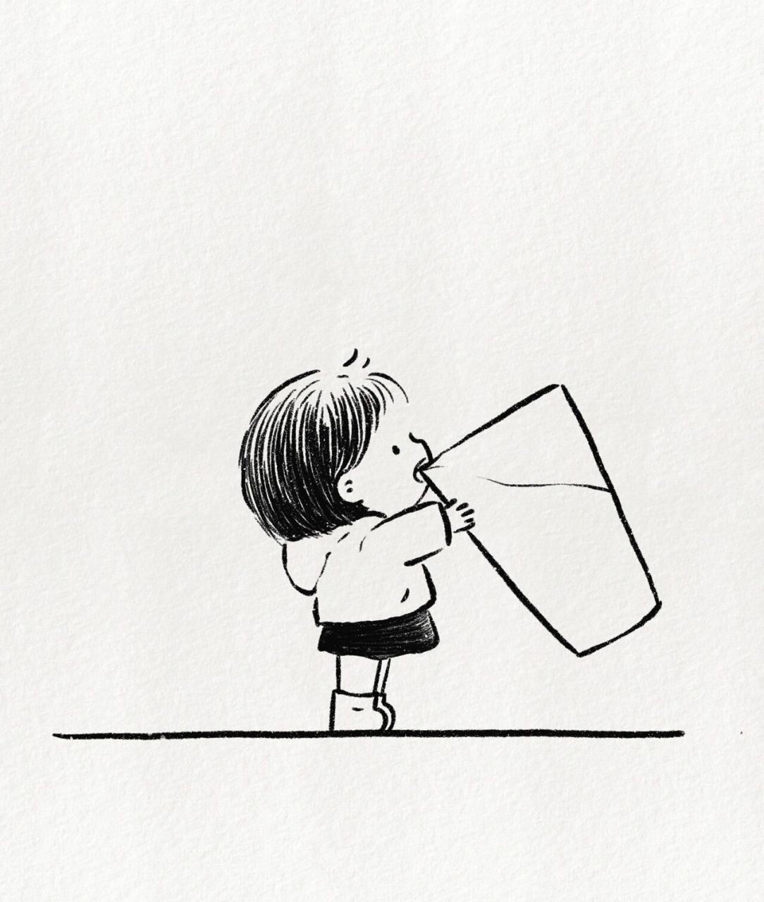 简笔画教程:喝杯热水一切都会好的7815