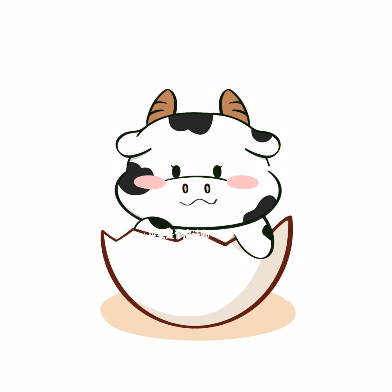 原创12生肖卡通简笔蛋壳头像上|可授权 可爱十二生肖蛋壳宝宝诞生啦!