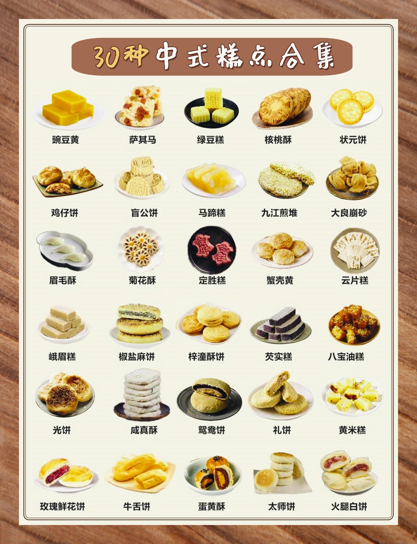 中式糕点精选30味味蕾盛宴