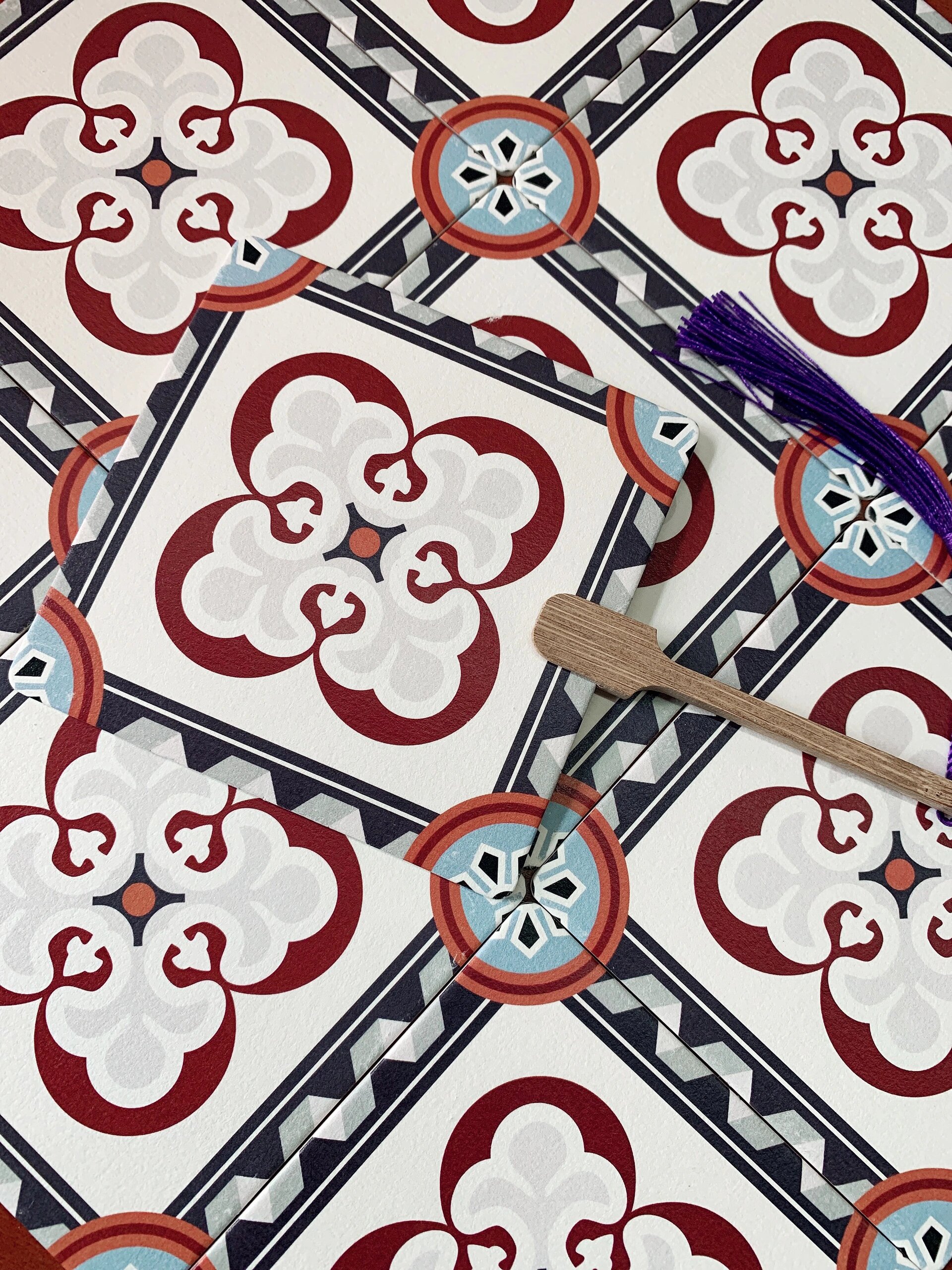 泉州|闽南花砖浪漫的风还是吹到了这 结合闽南花砖图案制作而成的方形