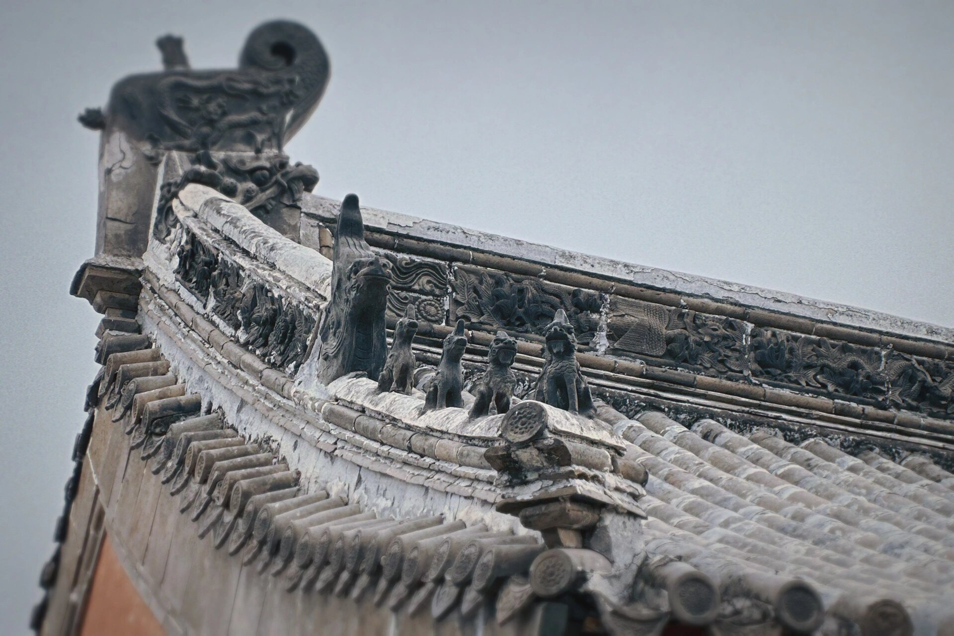 蓟县白塔寺 白塔寺始建于辽代,经过很多次的修缮,可以看到各种朝代的
