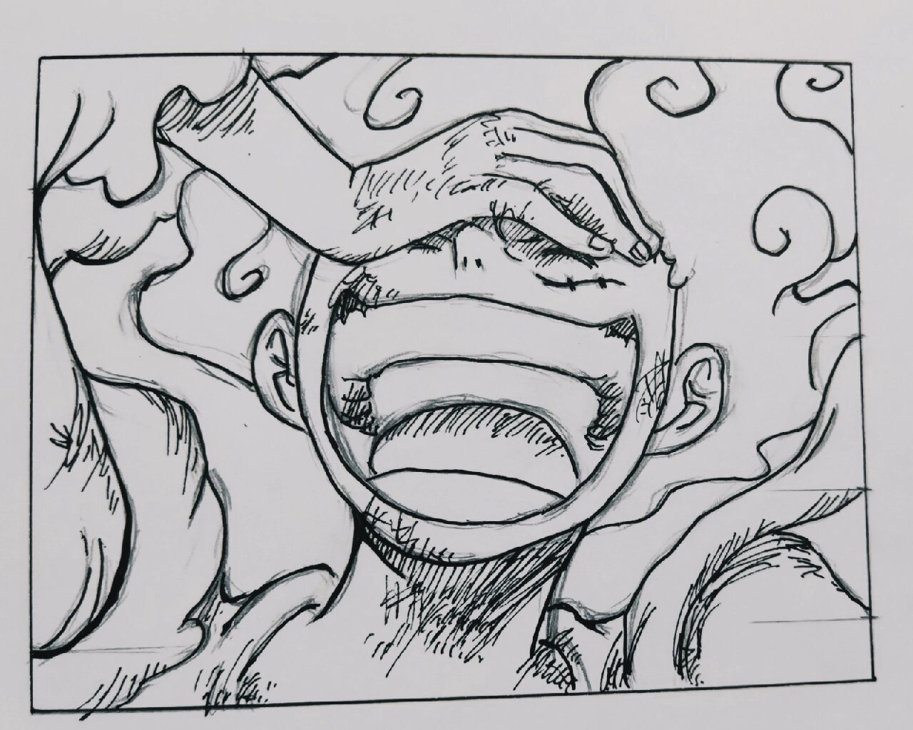 路飞 五档 手绘附详细过程