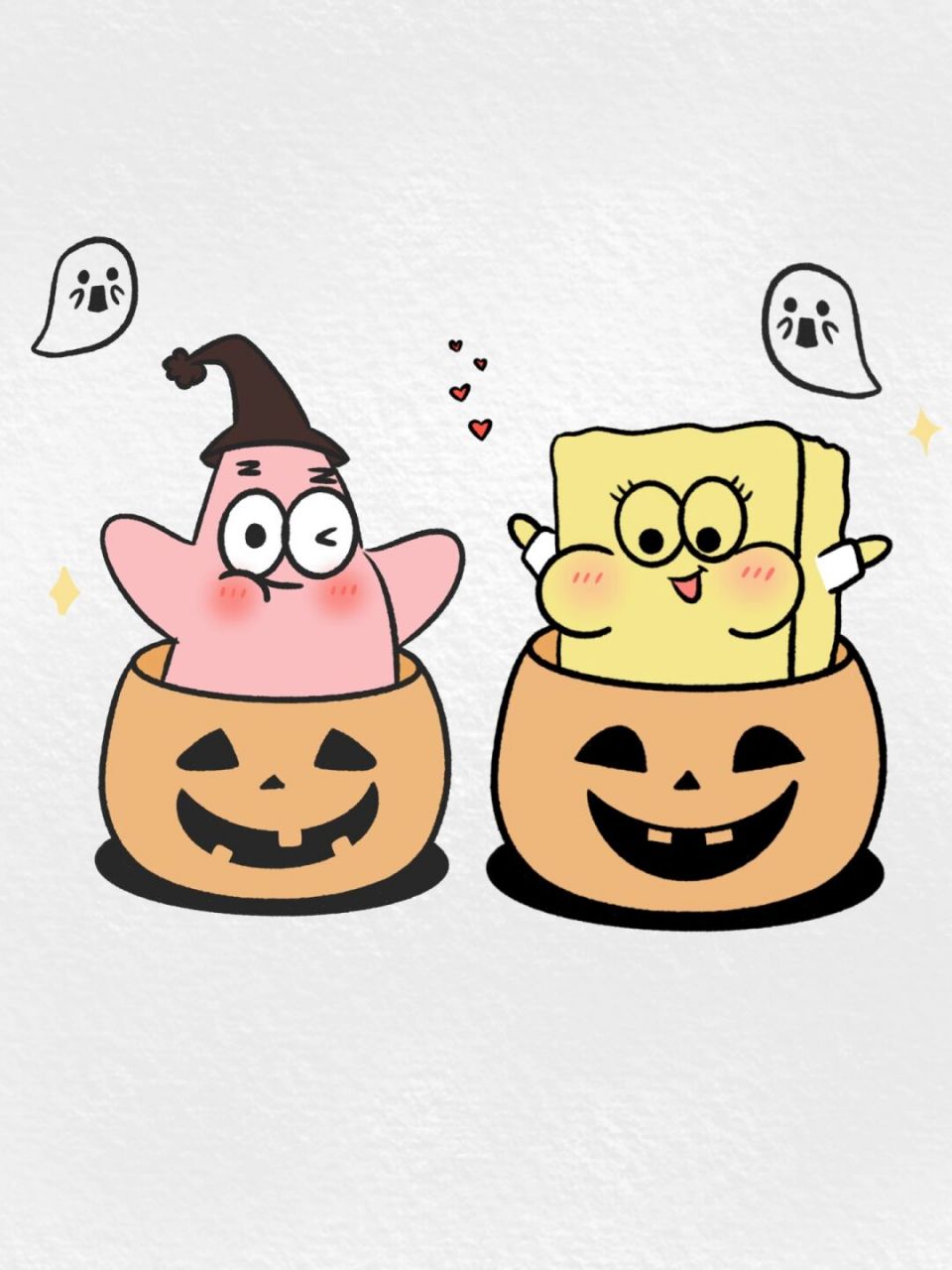 海绵宝宝和派大星简笔画来啦~ |  附教程 派大星和海绵宝宝,一辈子的