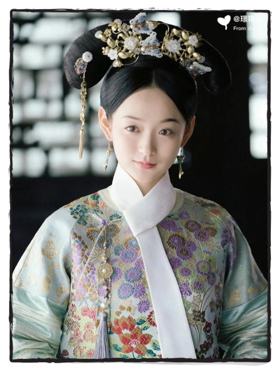 如懿传不同位分旗头盘点-贵人篇(中) p1-p2  白蕊姬贵人时期  图一