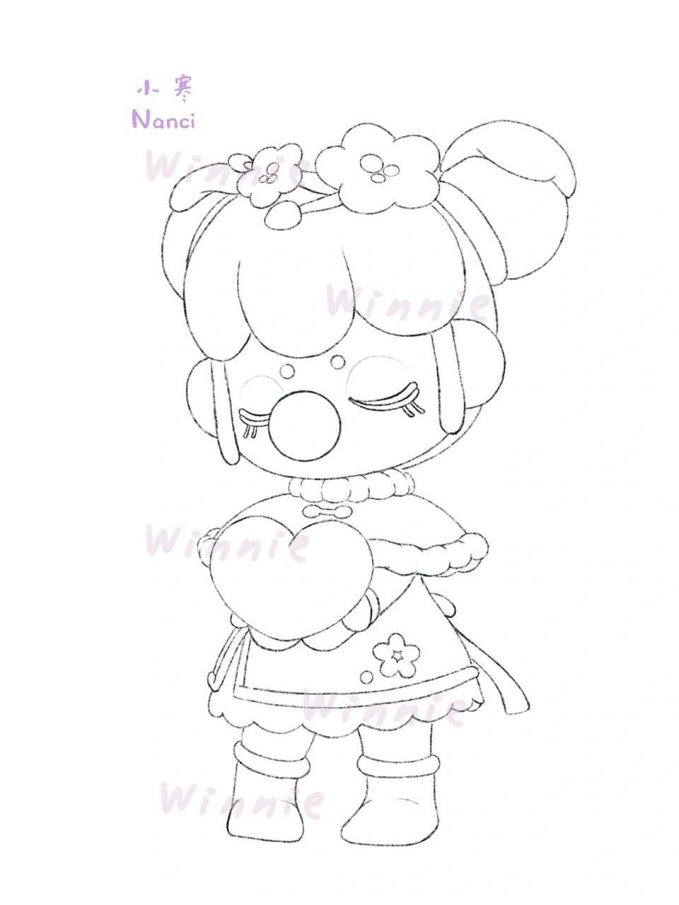 【手绘彩铅盲盒】nanci二十四节气小寒/附线稿 老规矩:完整绘画过程