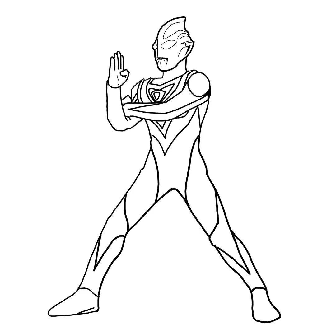 奥特曼黑白线稿,儿童绘画.@老梁talks说的动态