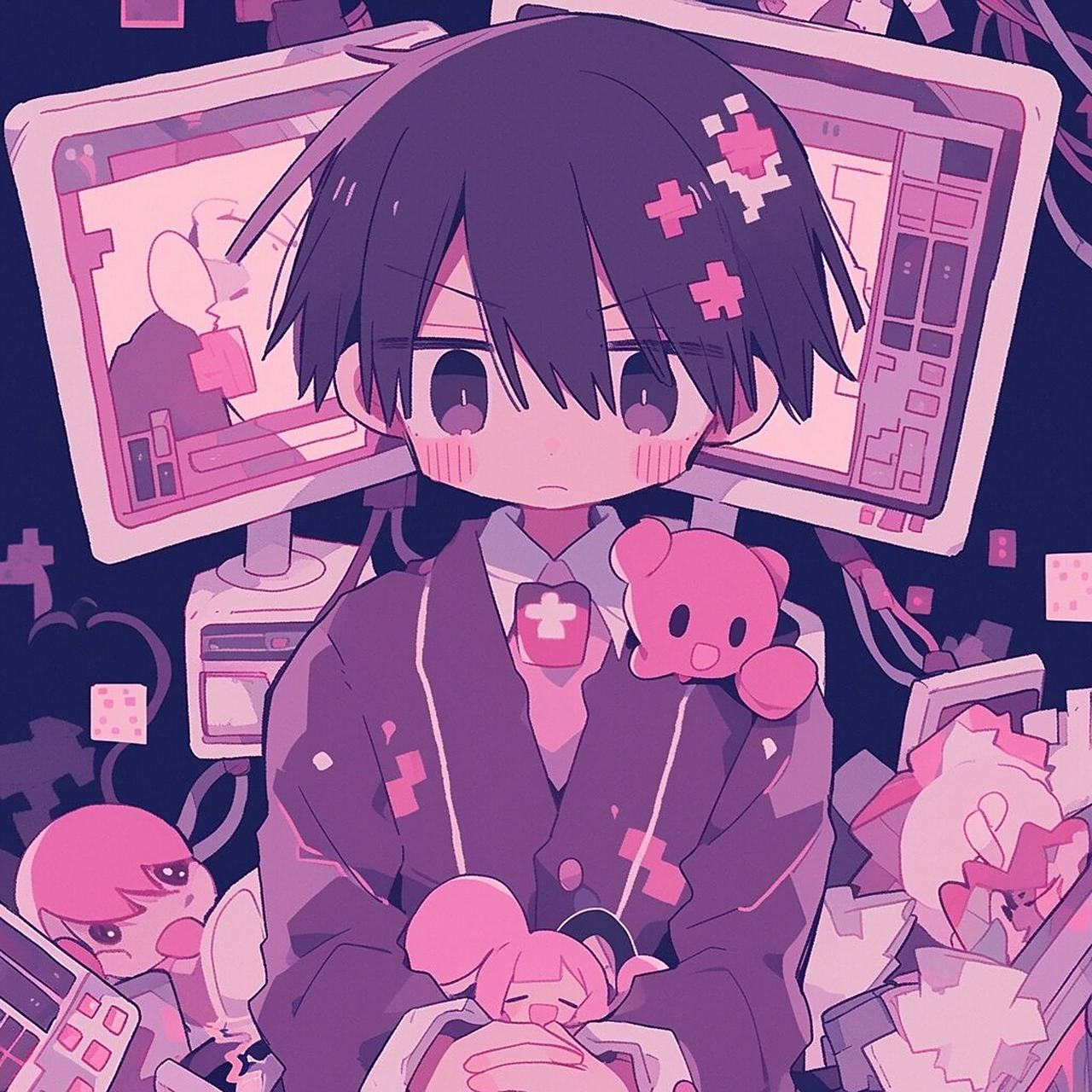 网瘾少女|闺蜜头像 情头 大家想要的情头版本来啦 女头和男头,自己挑