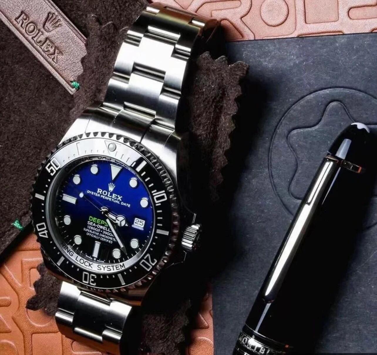 劳力士126660渐变蓝鬼王 2021年9月国行大全套极品成色~ 劳力士126660