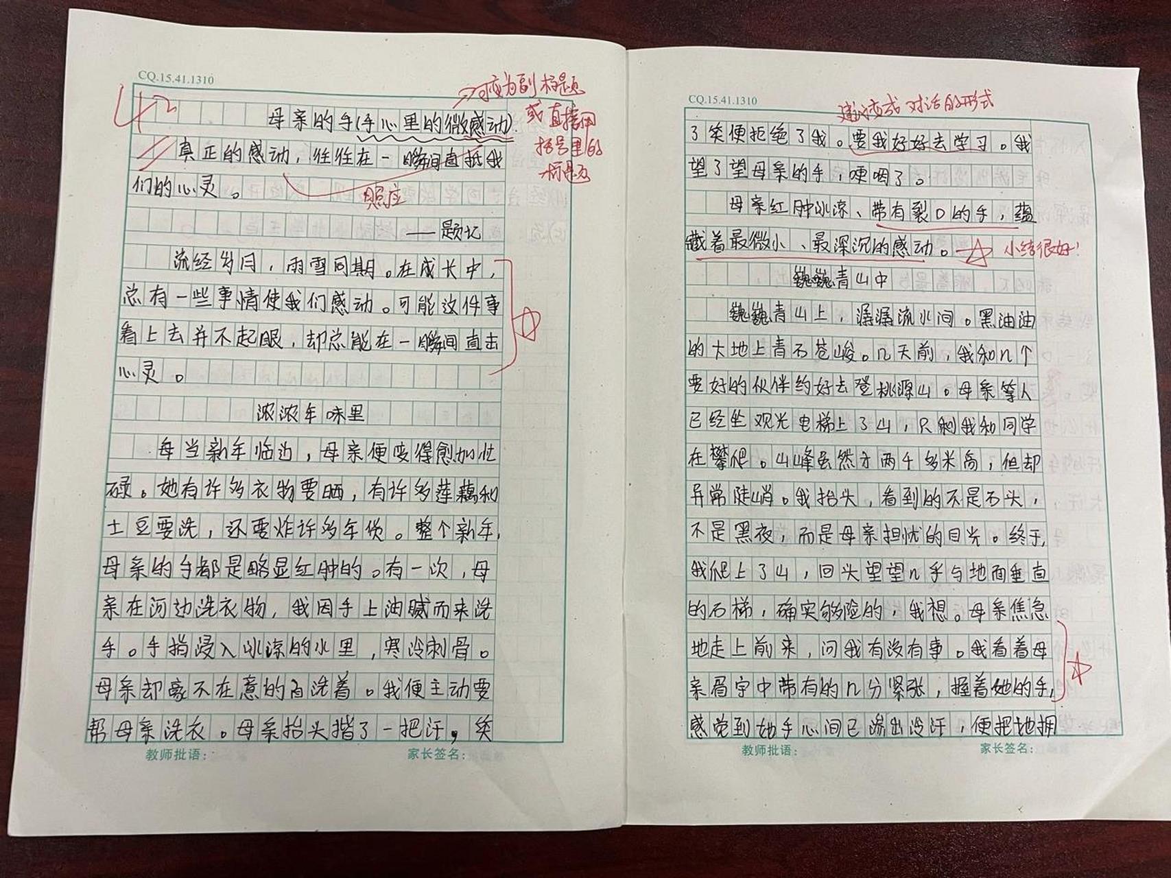 小标题作文 成长的足迹