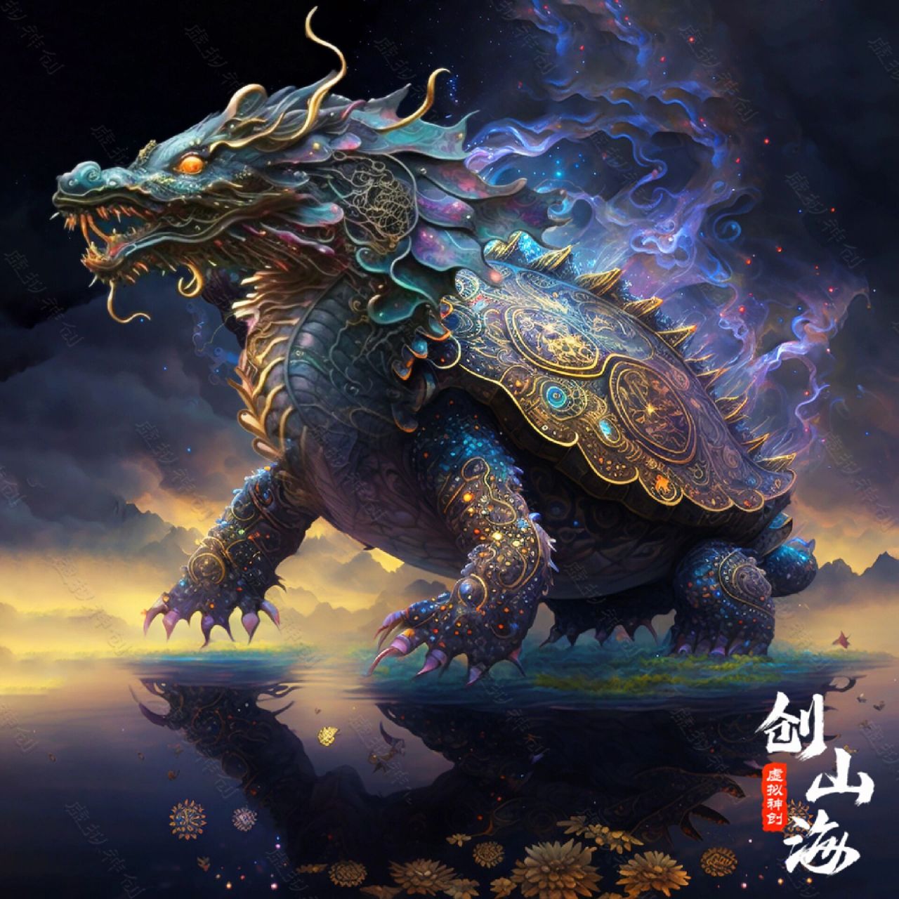 神兽,青龙/白虎/朱雀/玄武,霸气来袭 苍龙,白虎,朱雀,玄武,天之四灵
