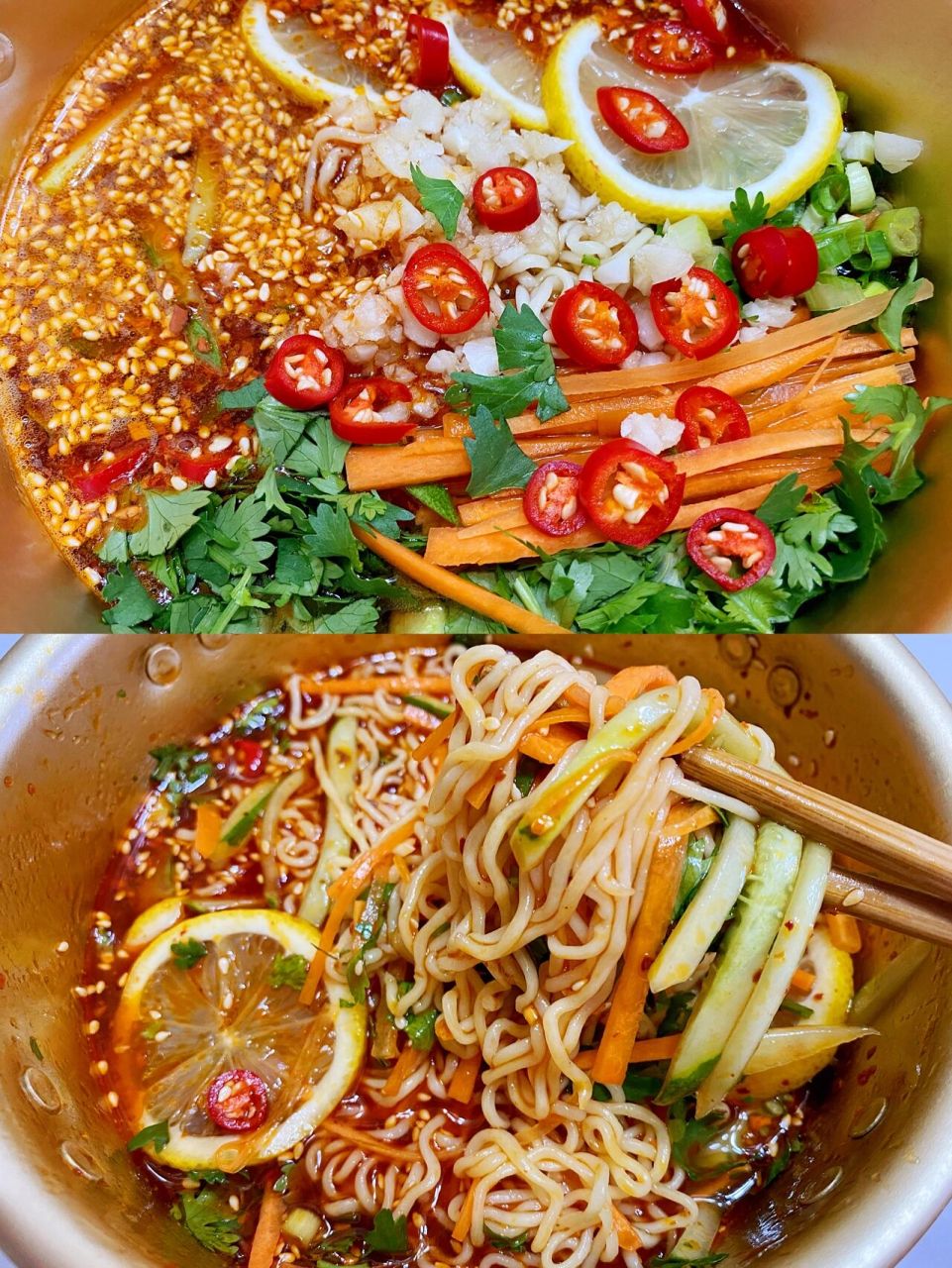 酸辣柠檬93雪碧拌面,解锁泡面的神仙吃法7515 96五分钟就能