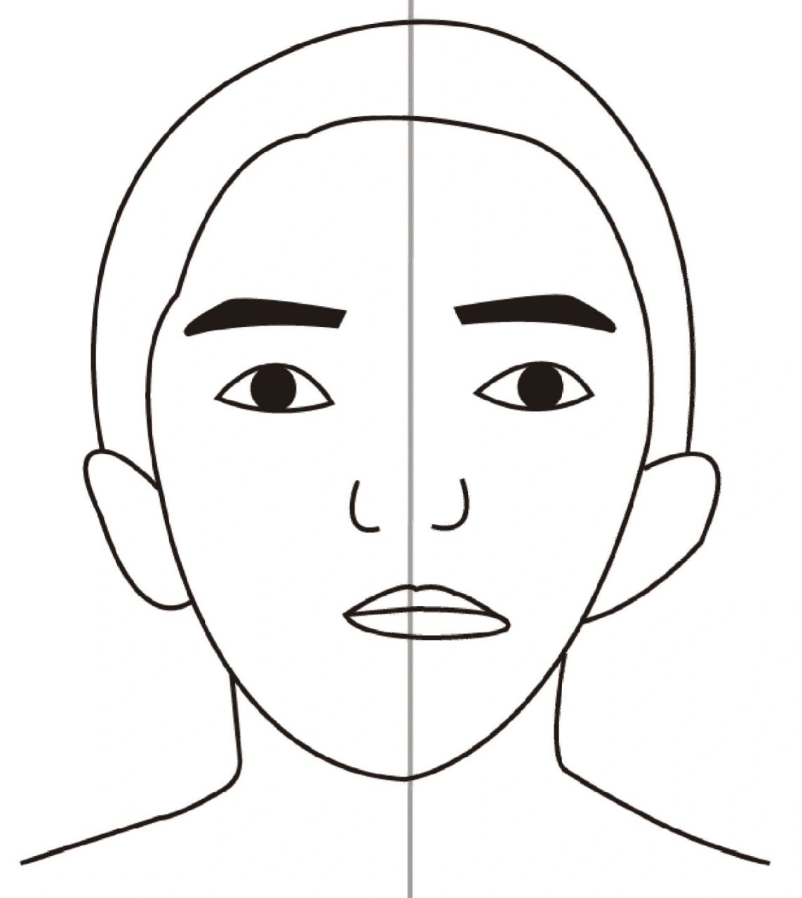 先天大小脸/半面短小畸形 人们常说的大小脸,其实也可以简单粗暴分为