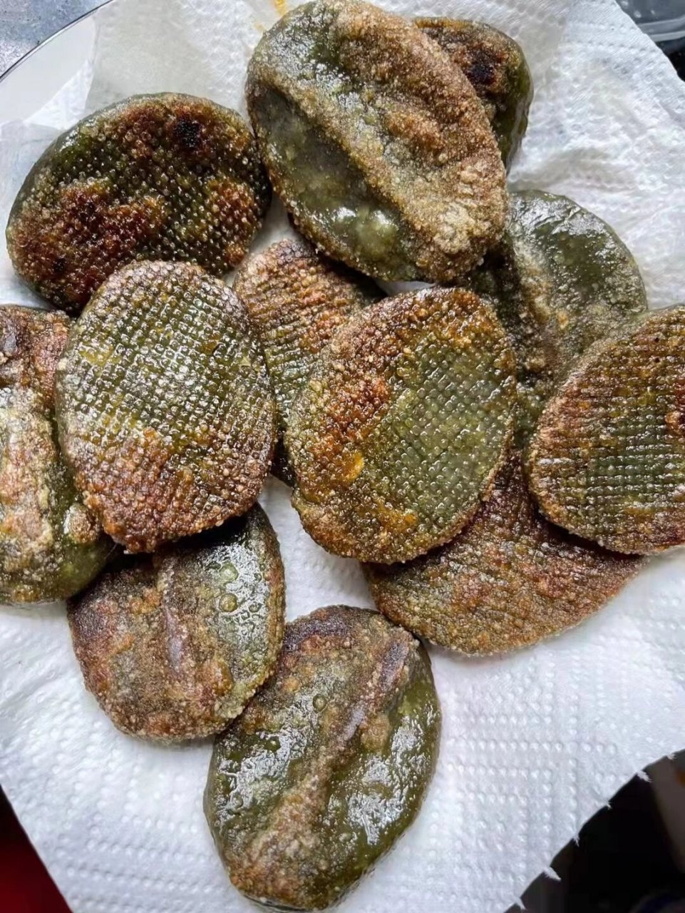 潮汕美食| 粿头 有没有人知道这个粉哪里有 这个粉是绿绿的, 然后就"