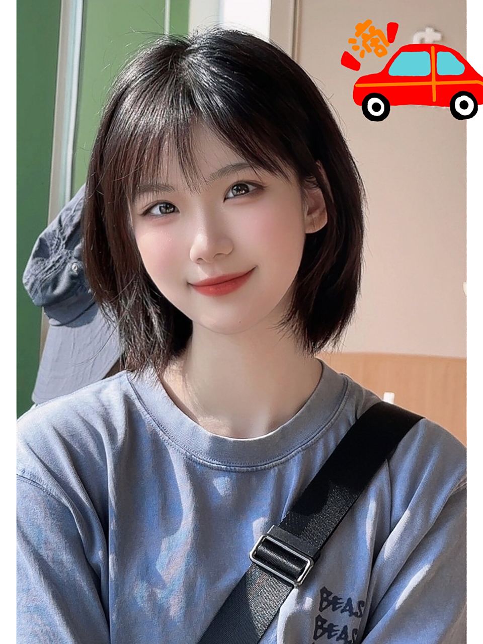 这也太好看了吧 小清新风格.甜美可爱的日系小短发!