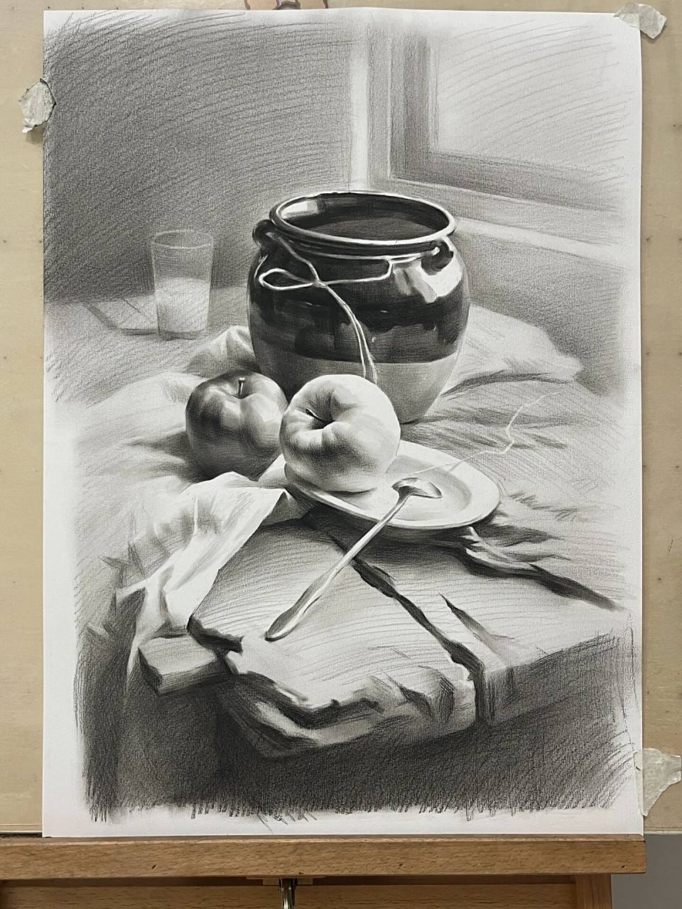 素描静物自然光系列大效果